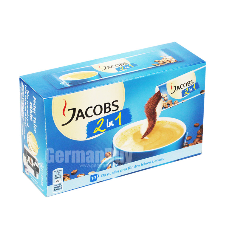 Jacobs 2 In 1 Instant Coffee Sticks GermanBuy Authentic German Products