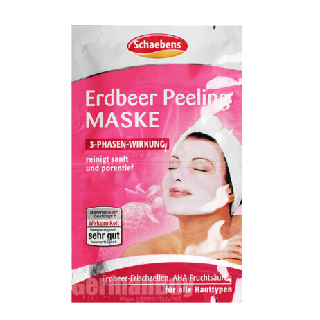 Schaebens Strawberry Peeling Mask from Germany