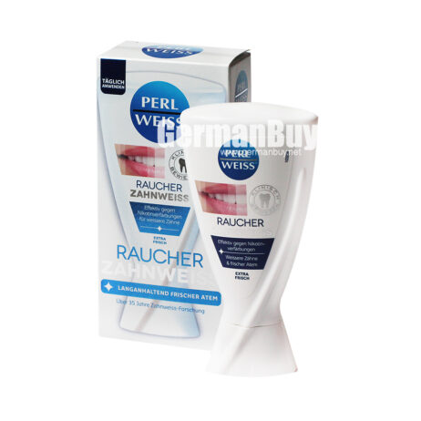 Perlweiss Toothpaste Smoking Teeth Whitening from Germany