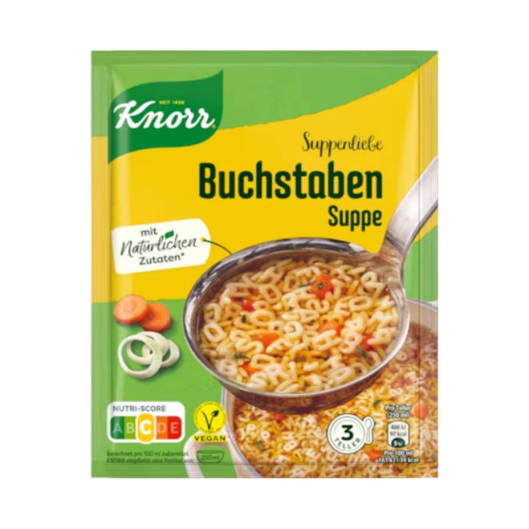 Knorr alphabet noodles soup