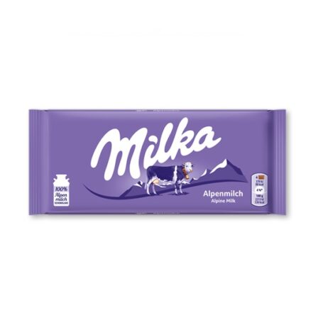 Milka Alpine Milk Chocolate Bar