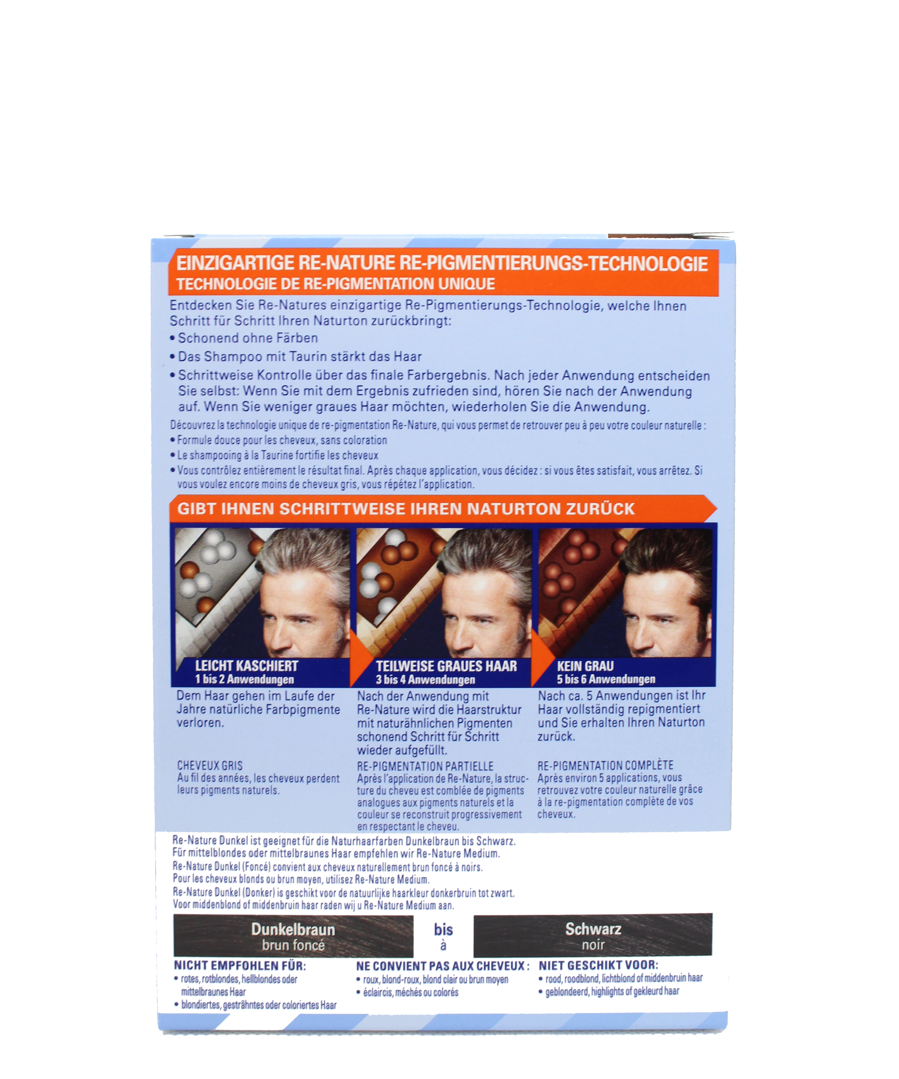 Schwarzkopf Re Nature Anti Gray Hair Men S Natural Coloring Kit Men Dark Brown Black Buy German