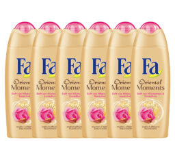 6x Fa Oriental Moments Shower Cream With Desert Rose Scent 250ml / 8.45fl oz