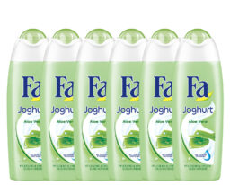 6x Fa Yogurt Aloe Vera Shower Cream With Proteins 250ml / 8.45fl oz