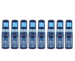 8x NIVEA MEN Fresh Active Deo Pump Spray Aluminium Free