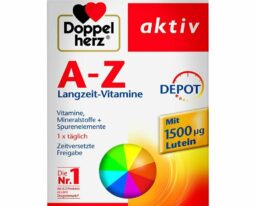DOPPELHERZ A-Z Multivitamin Depot Supplements with Vitamins Minerals & Trace Elements 40 Tbl