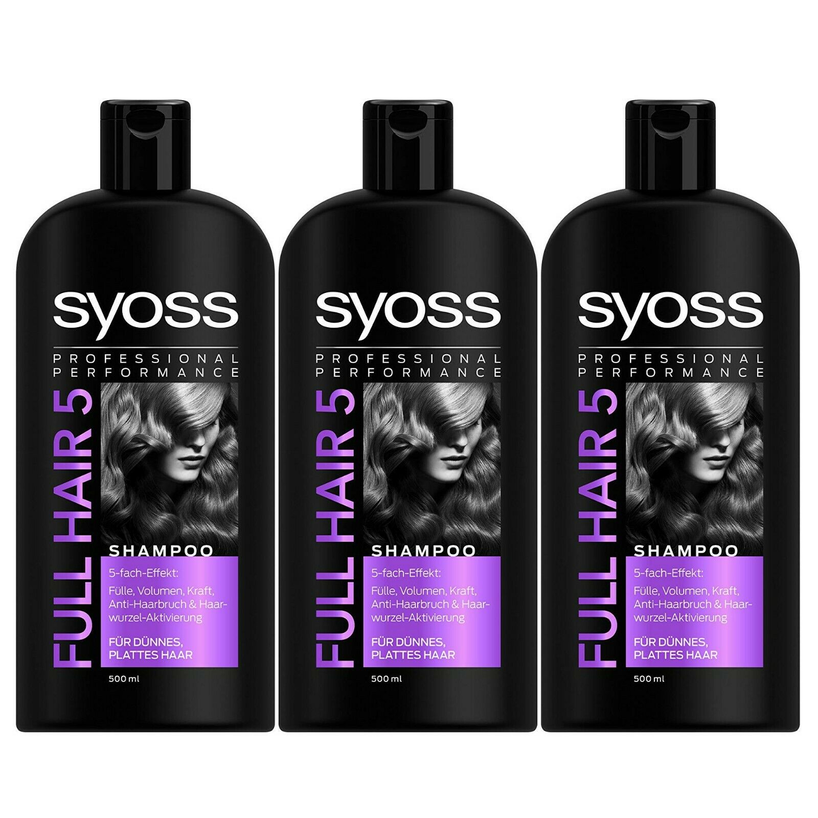 Fleksibel Egypten dreng 3x Syoss Full Hair 5 Professional Performance from Germany 500ml/16.9 fl oz  | Buy German Food Online