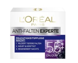 L'Oréal Paris 55+ anti-wrinkle night cream moisturizer