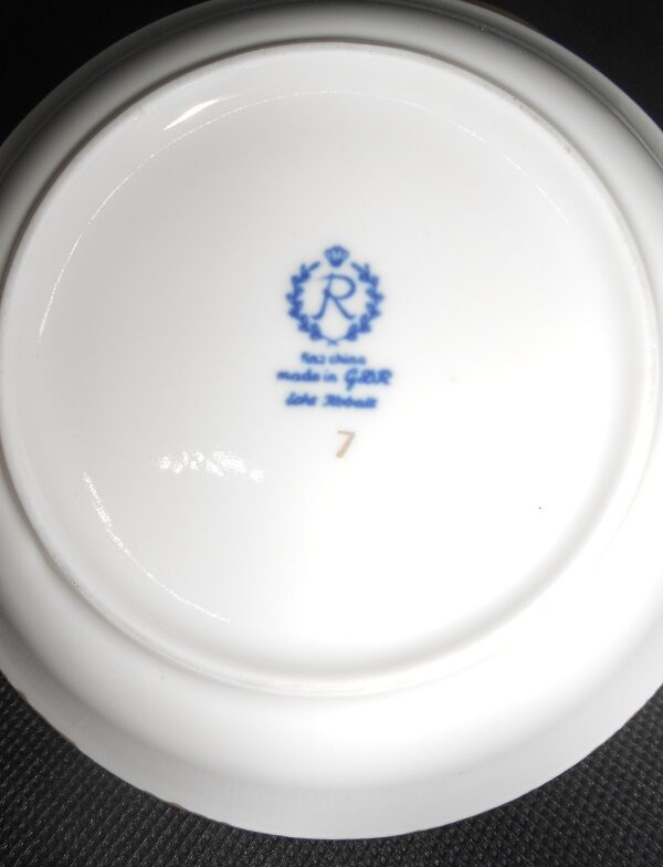 Espresso Mocha Cup + Saucer Porcelain Cobalt Gold by Reichenbach R Fine China Made in GDR Buy