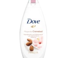 Dove cream bath with almond milk and hibiscus scent