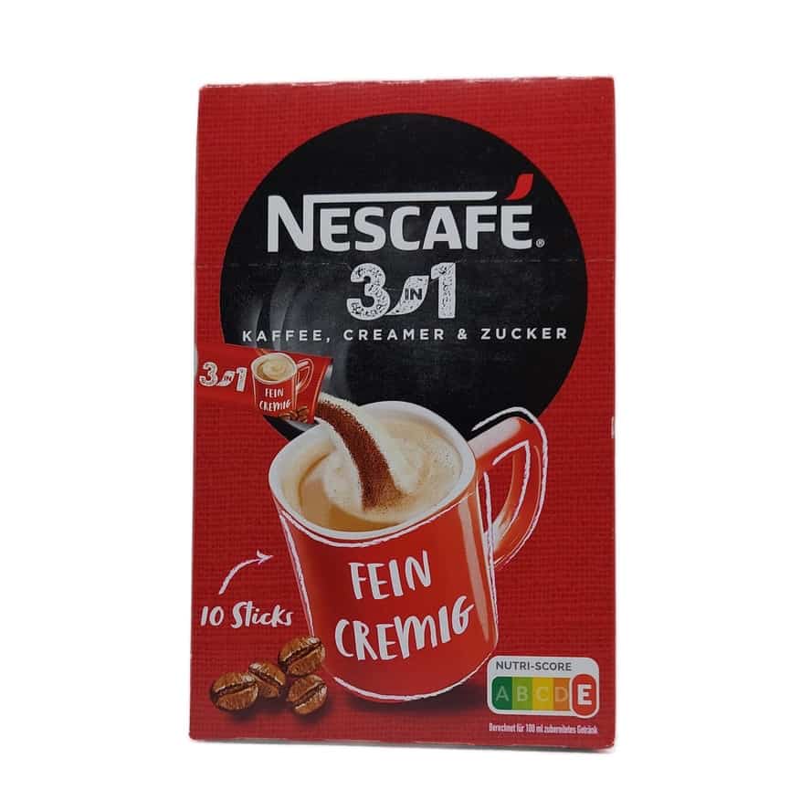 Nescafé 3in1 Sticks - Instant Coffee, Creamer & Sugar