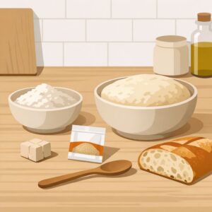 Fresh yeast, dry yeast, and instant yeast in Germany for traditional home baking